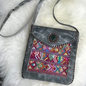 Nena like crossbody leather bag